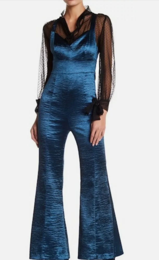 🎉HP 9/27🎊 Free People Emerald Bell Bottom Jumpsuit - 4 -**1 Left!!*** - Picture 5 of 16